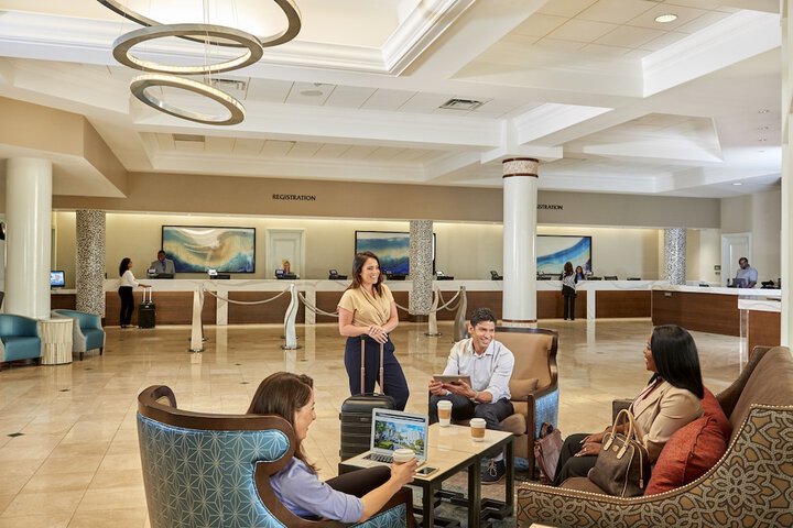 Lobby sitting area