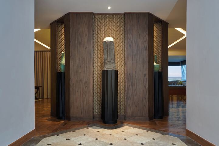 Interior entrance