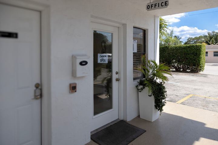 Exterior of Palm Breeze Hotel