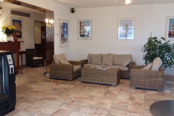 Interior entrance