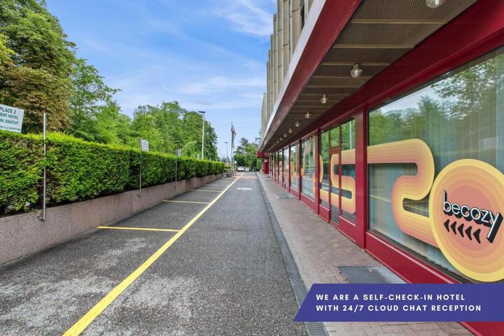 becozy Au Parc Retro Edition Self-Check-In Rooms & Studios Fribourg