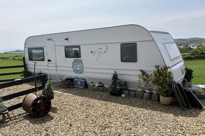 Lovely Caravan With Stunning Views Aberdaron in Pwllheli