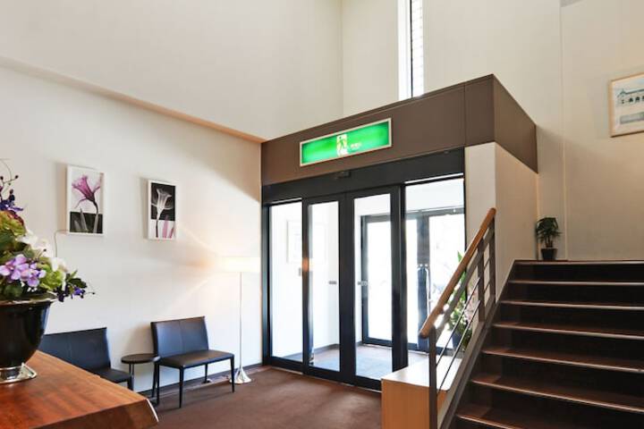 Interior entrance