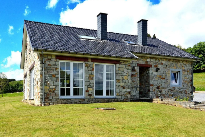 Detached Natural Stone House With Sunny Garden and Terrace Modern Interior