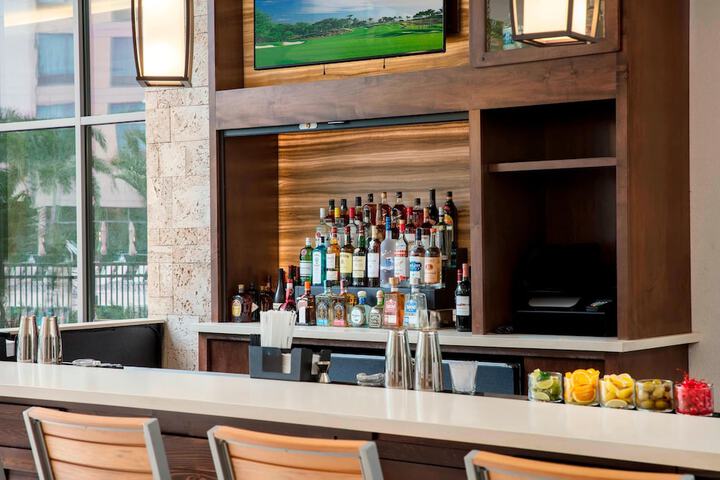 Poolside bar