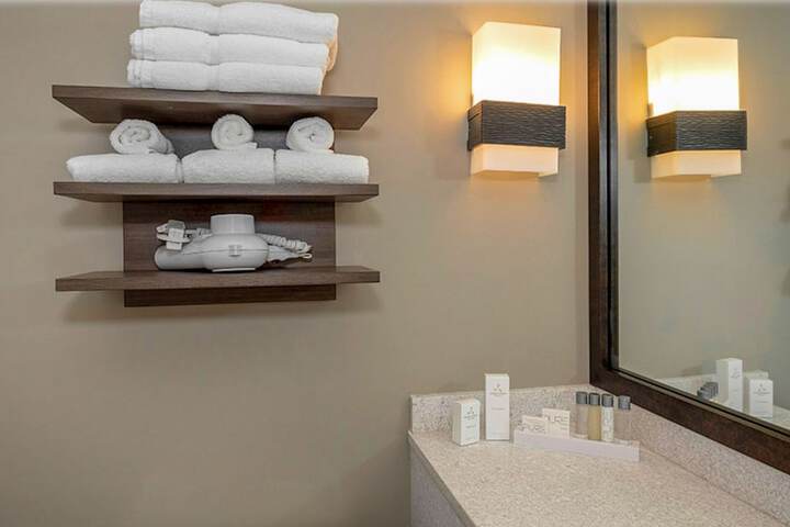 1 Queen Bed Mobility Accessible Bathtub with Grab Bars (1 of 3)