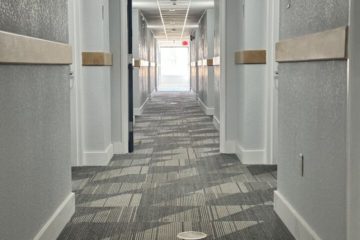 Interior entrance