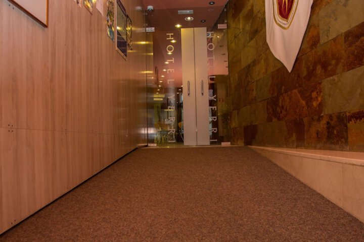 Interior entrance