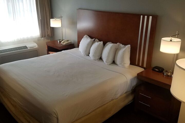 1 King Bed Flat Screen Television Microwave and Refrigerator High Speed Internet Accessible Continental Breakfast (7 of 20)