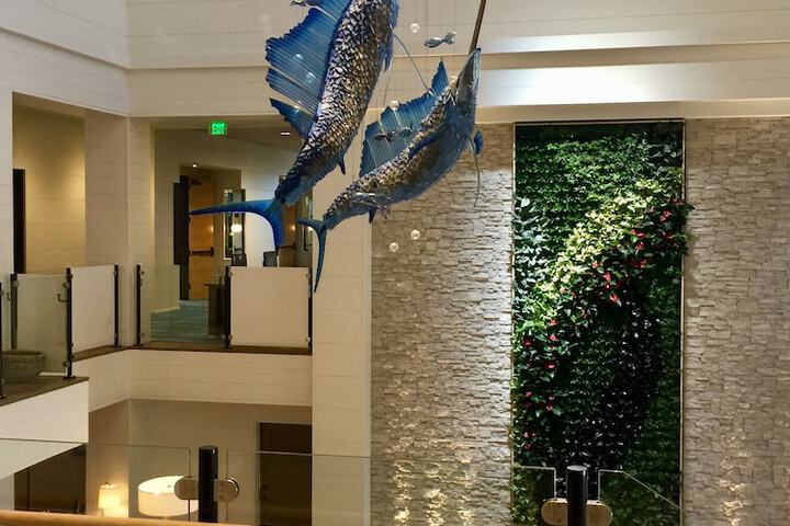Lobby sitting area