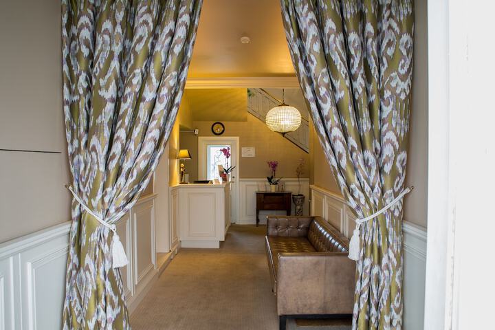 Interior entrance