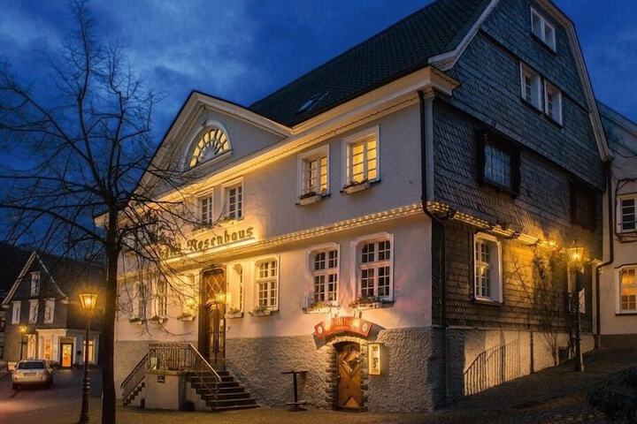 Front of property - evening/night