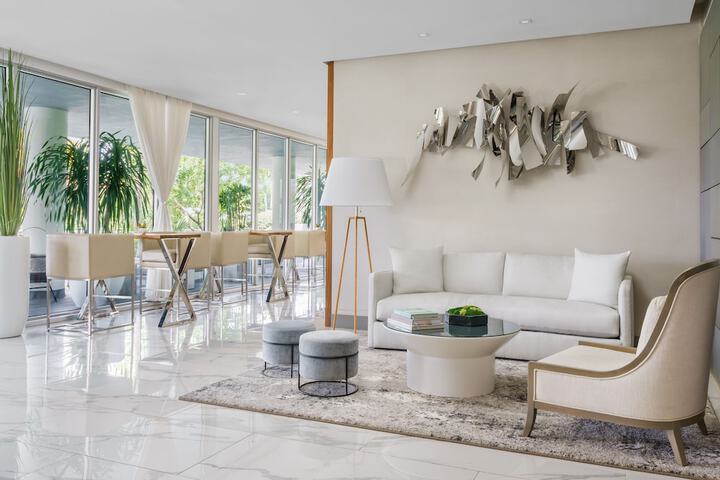 Lobby sitting area