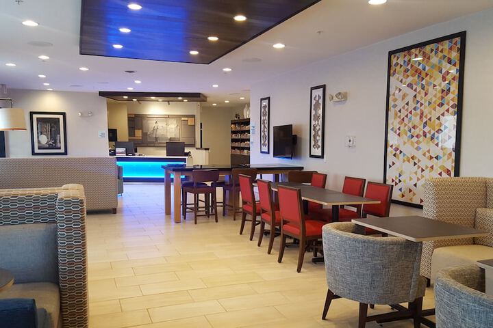 Lobby sitting area