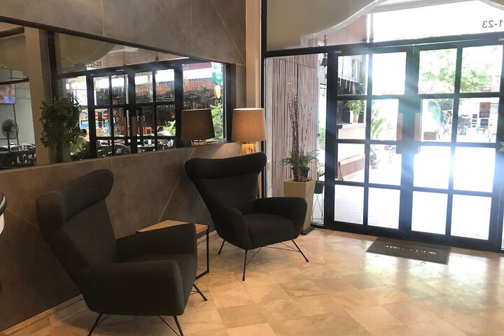 Interior entrance