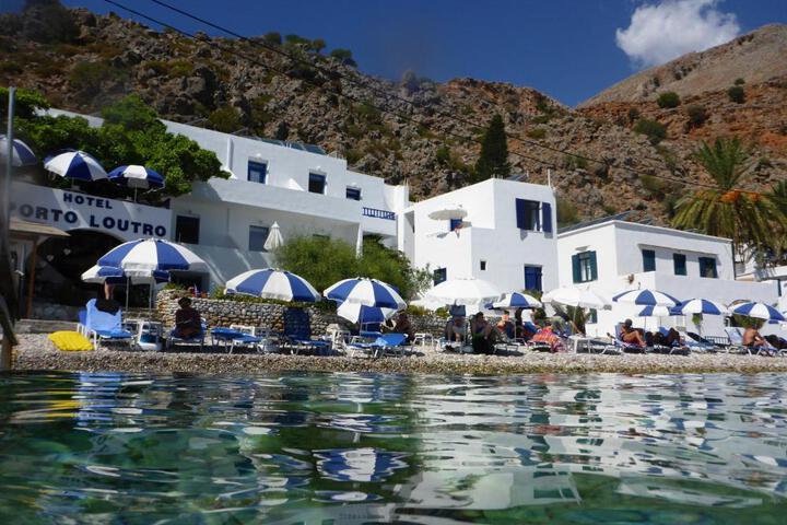 Hotel Porto Loutro on the Beach