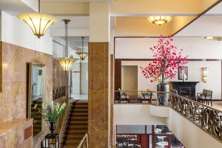 Interior entrance