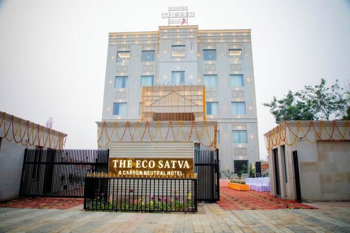 Exterior of Eco Satva Ayodhya - Kitchen With No-Onion No-Garlic