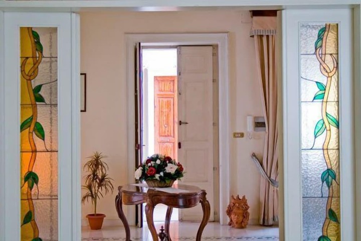 Interior entrance