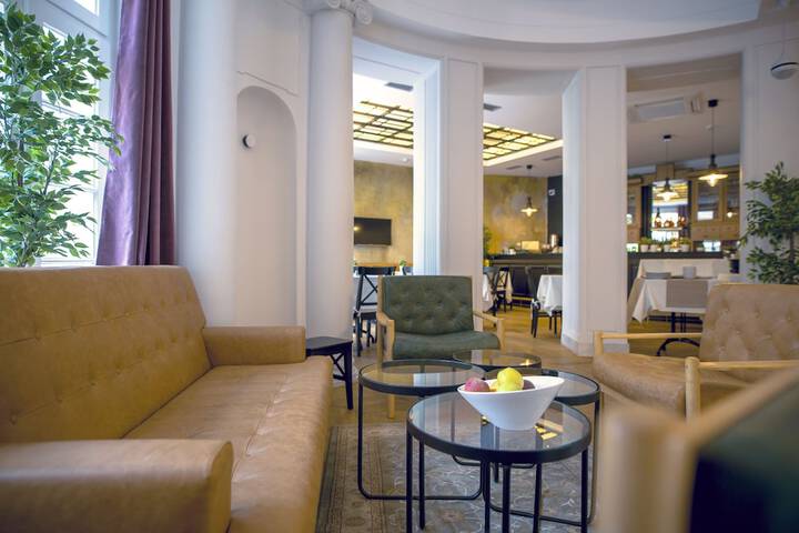 Lobby sitting area