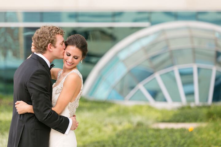 Outdoor wedding area