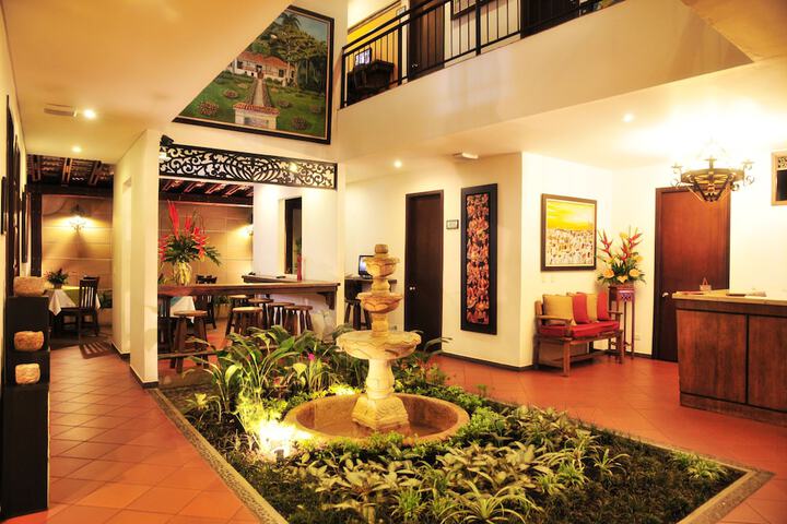 Interior entrance