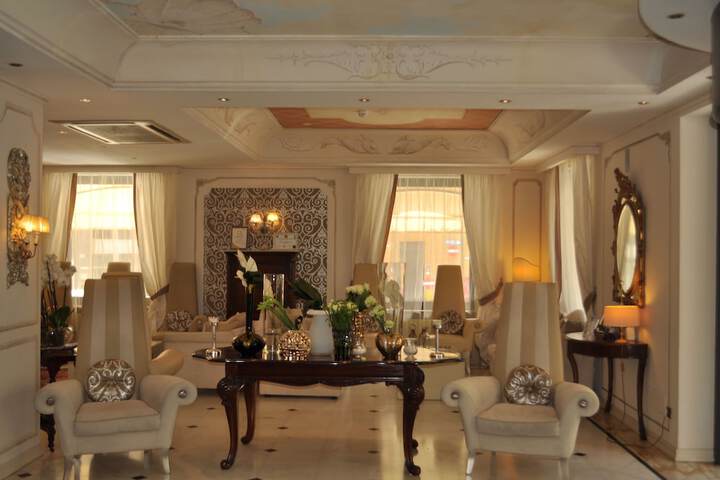 Interior entrance