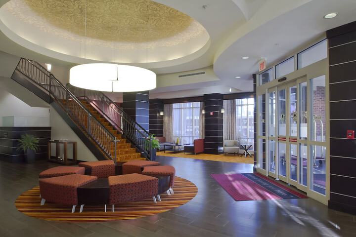 Interior entrance