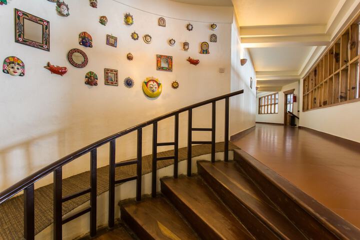 Interior entrance