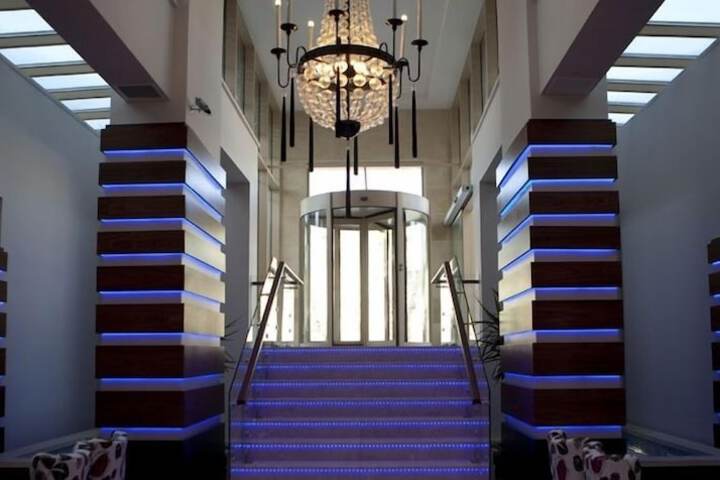 Interior entrance