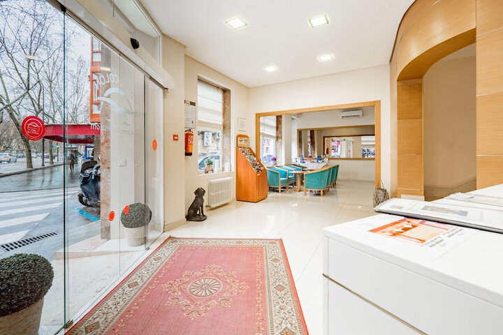 Interior entrance