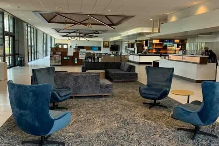 Lobby sitting area