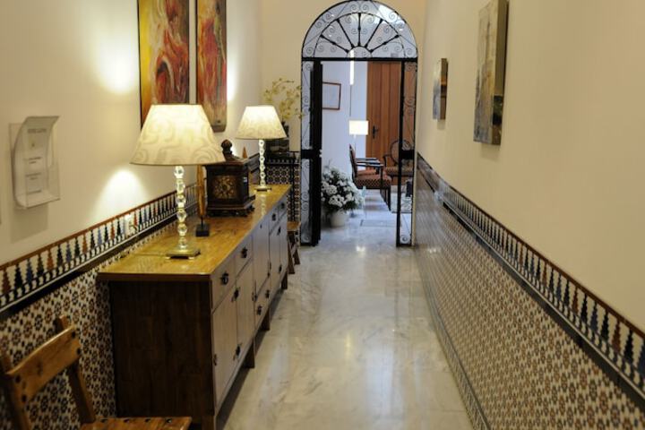 Interior entrance