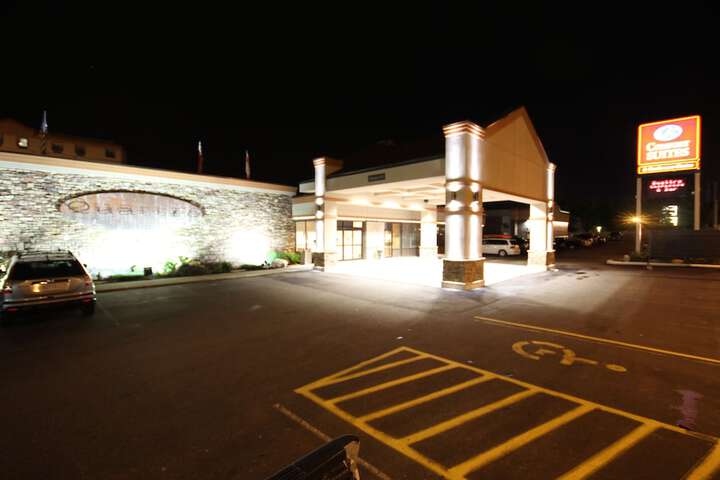 Front of property - evening/night