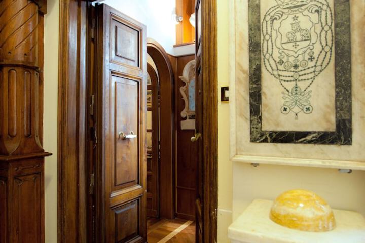 Interior entrance