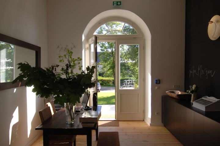 Interior entrance