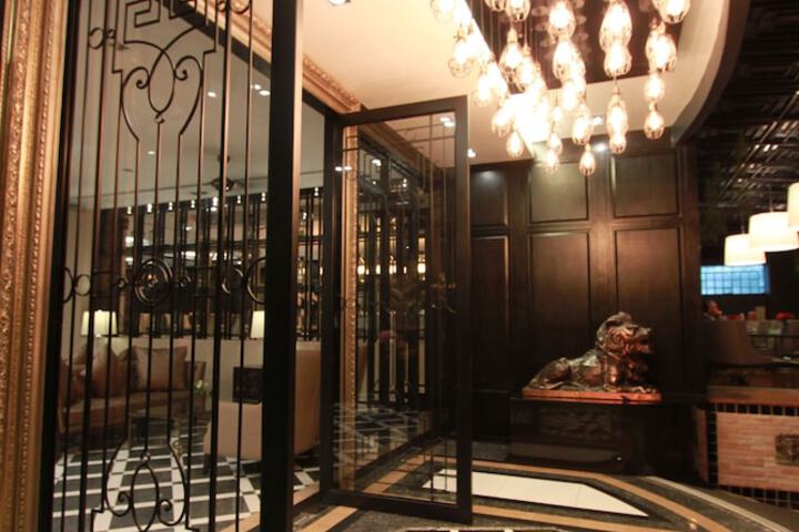 Interior entrance