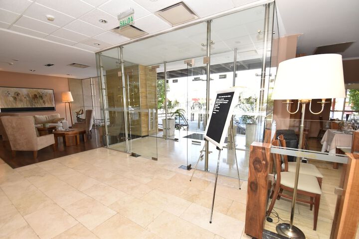 Interior entrance