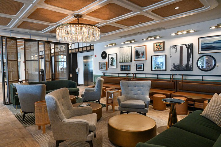 Lobby sitting area