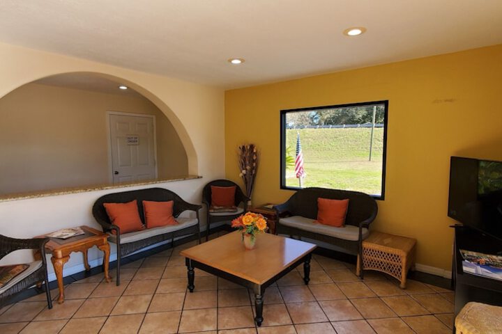 Lobby sitting area