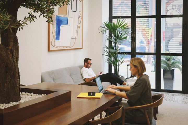 Lobby sitting area