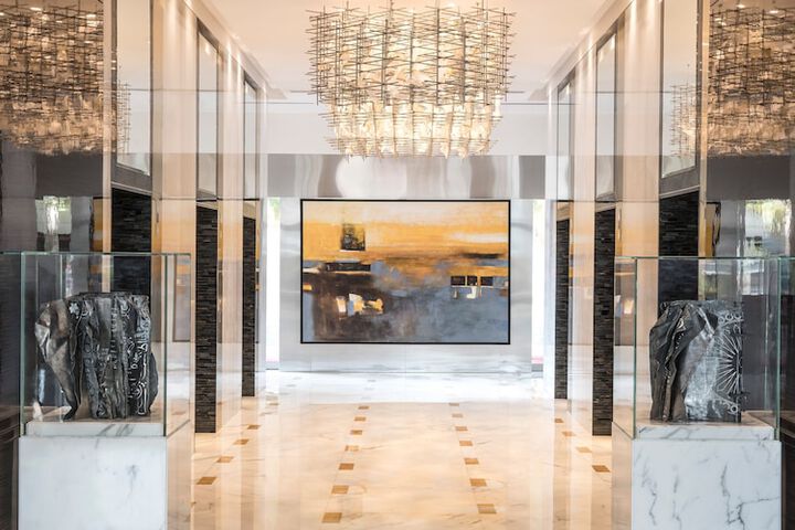 Interior entrance