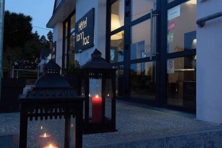 Front of property - evening/night