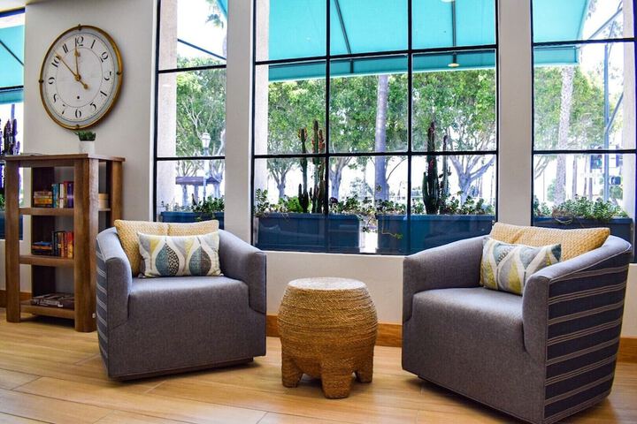 Lobby sitting area