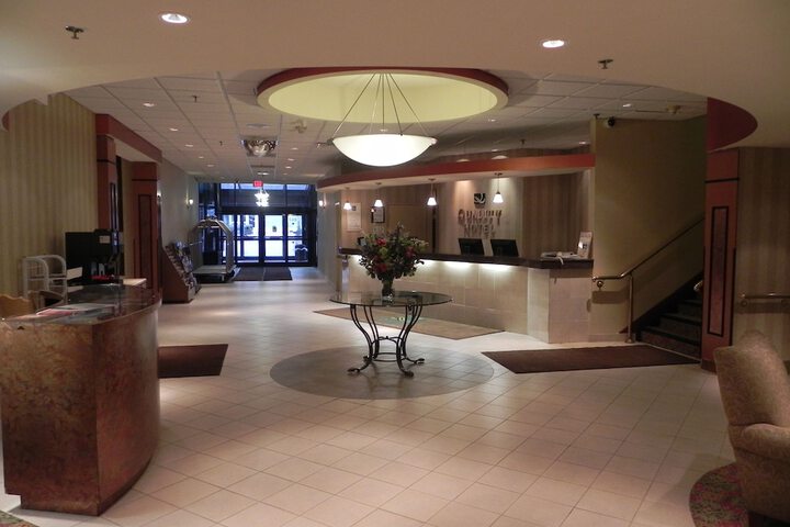 Interior entrance