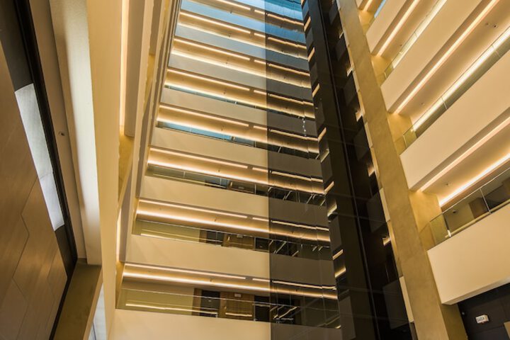 Interior entrance