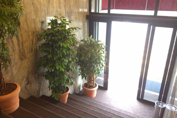 Interior entrance