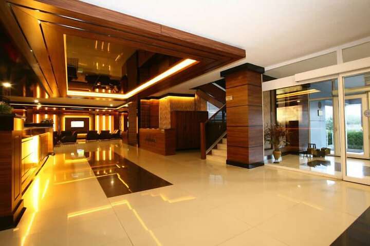 Interior entrance