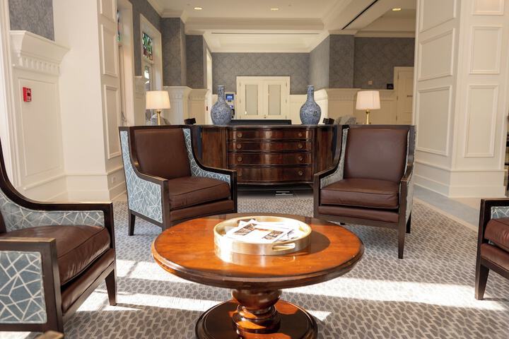 Lobby sitting area