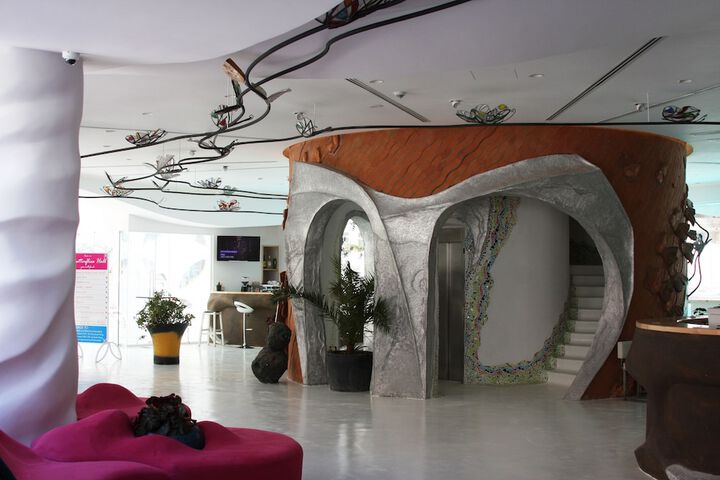 Interior entrance